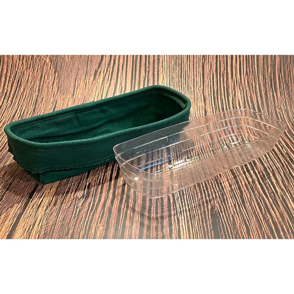 Longaberger Woven Cracker Basket Signed 2002 with Ivy Green Liner & Protector - Picture 4 of 7